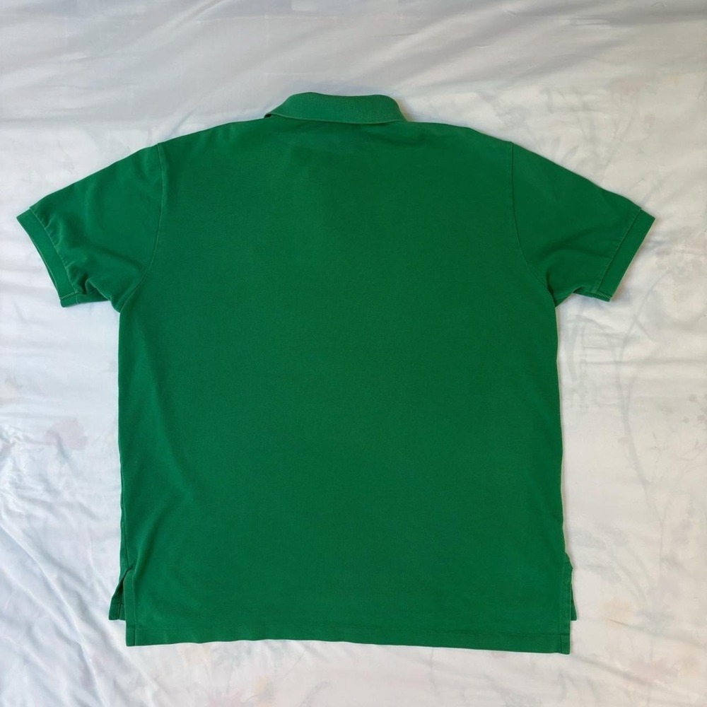 Polo Ralph Lauren Green Men's Polo Short Sleeve Shirt 100% Cotton XL - Picture 7 of 7